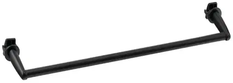 AQUALINE Sušák ručníků na otopná tělesa 46cm rovný, černá mat IDR-50B