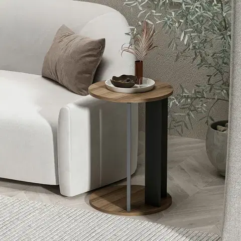 Odkládací stolek Ema Walnut