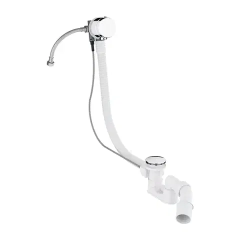OMNIRES CGS Sifon vanový automat komplet s napouštěním chrom /CR/ TK122-PLUS-3.01+64-SCR