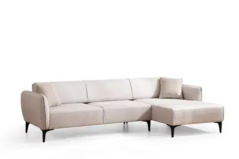 Rohová sedací souprava Belissimo Right - Off White