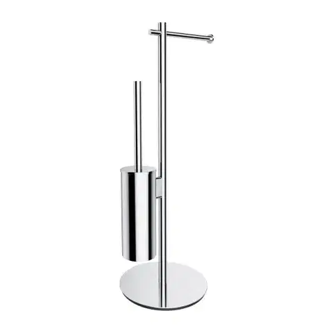 OMNIRES MODERN PROJECT volně stojící držák na toaletní papír a kartáč, chrom MP60810CR