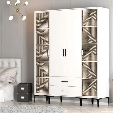 Šatní skříň Kumsal PTP - White
