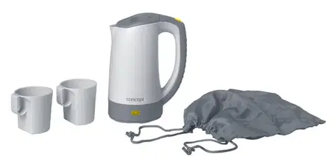 Rychlovarná konvice cestovní 0,4l + 2 šálky CONCEPT RK 7010