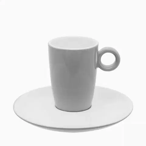 Kávový šálek vysoký světle šedý 190 ml – RGB - 451698