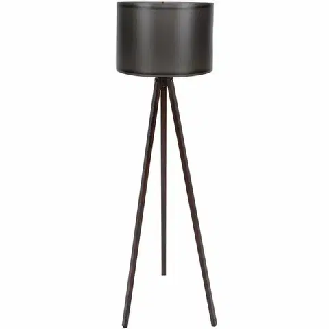 Stojací lampa Tripod Black Walnut 104