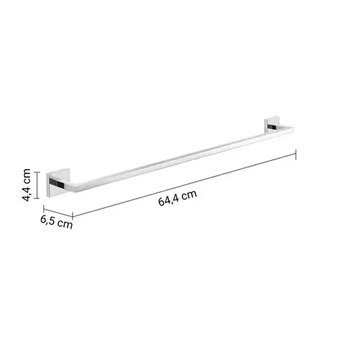 Gedy ELBA držák ručníků 650, chrom A0216513