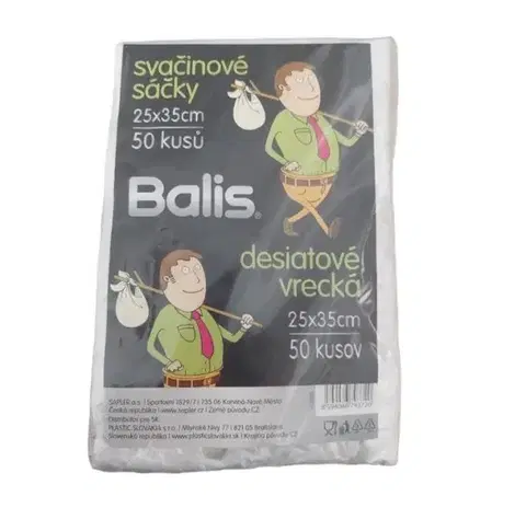 PROHOME - Sáčky svačinové 250x350/50ks