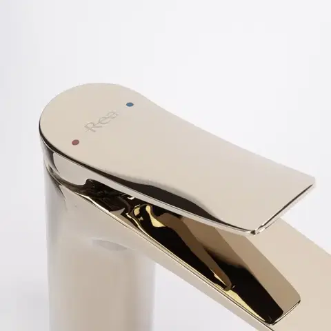 REA Umyvadlová baterie PREMIUM Vision Gold Low REA-B6341