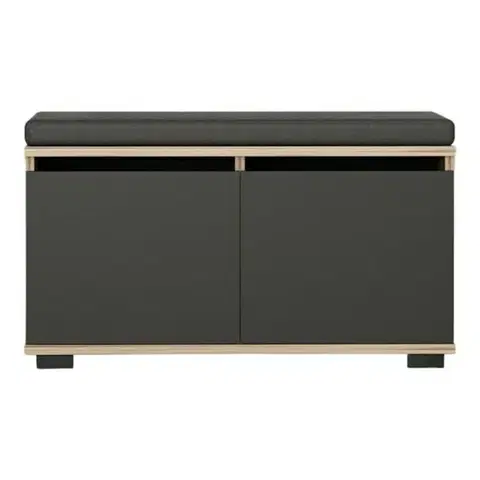 Botník Drago Walnut and Black