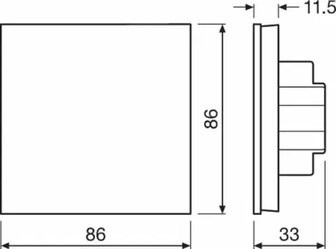 LEDVANCE LC RF TOUCH PANEL RGBW 220-240 4058075435896