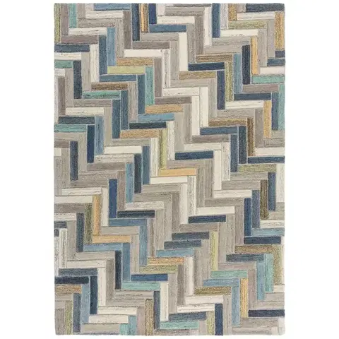 Flair Rugs, Kusový koberec Moda Russo Natural/Multi, 120x170, vícebarevná, chodba / předsíň