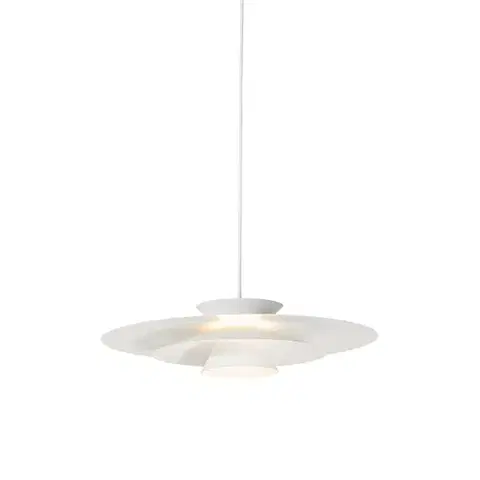 Designové závěsné svítidlo bílé vč. LED 3-stupňové stmívatelné - Pauline