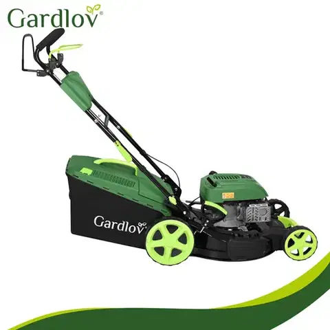 Benzínová sekačka na trávu GARDLOV DriveXPro 196 cm³ - dosah 51 cm, koš 60 l