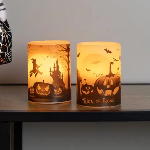 LED svíčka Halloween