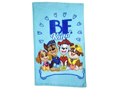 Dětský ručník PAW PATROL světle modrý 30x50cm Setino
