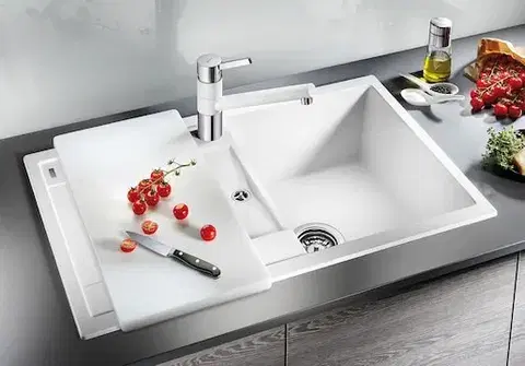 Set dřezu a baterie Blanco Metra 45 S 78x50 cm antracit SETB1 SETB1