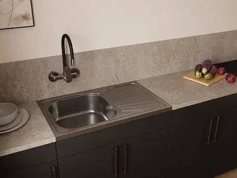 Kuchinox 50 dřez jednoduchý s odkapávačem SK2_211T