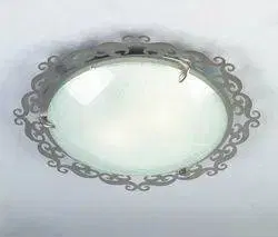 Stropní/nástěnná lampa saténová 2xE27 Casablanca