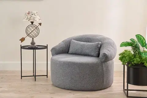 Křeslo / Jednomístná pohovka Pitta - Grey