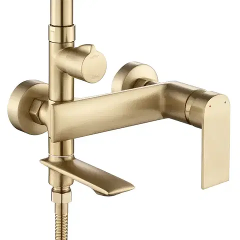 REA Sprchový set Veneta Brush Gold REA-P3003