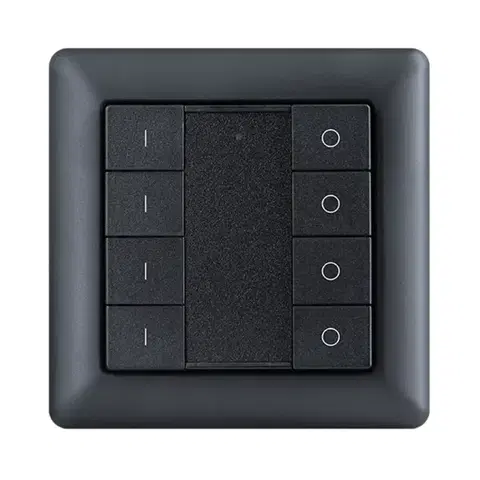 SLC SmartOne Zigbee 4CH nástěnný panel IP20 černý