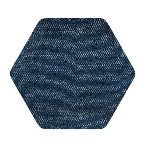 Egibi Čalouněný akustický panel nástěnný Luna 30 denim hexagon - Hexagon 6x15 cm