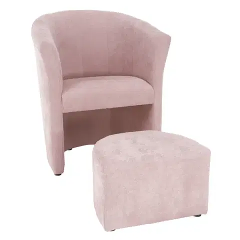 Křeslo s taburetem ROSE Tempo Kondela