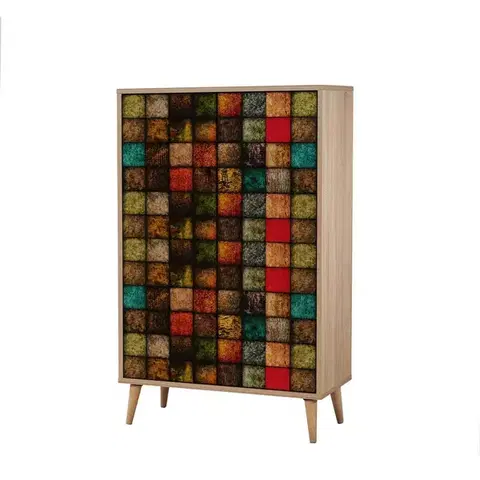 Skříňka Mega Sonoma Oak Cubes