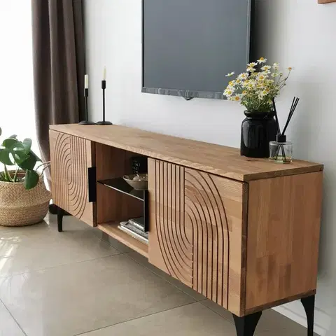 TV stěna / Sestava pod TV Lidya - Oak