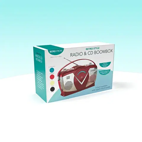 Retro CD přehrávač 3 v 1