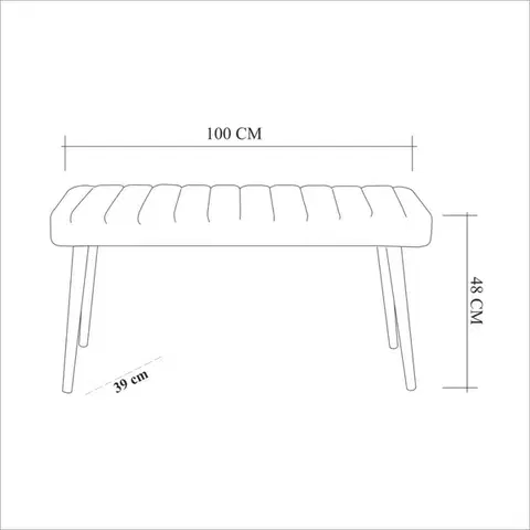 Lavice Stormi Bench - Atlantic Pine, Grey