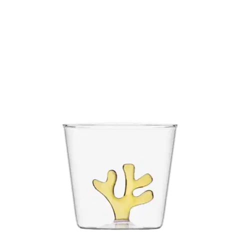 Pohár se žlutým korálem 350 ml - 983053