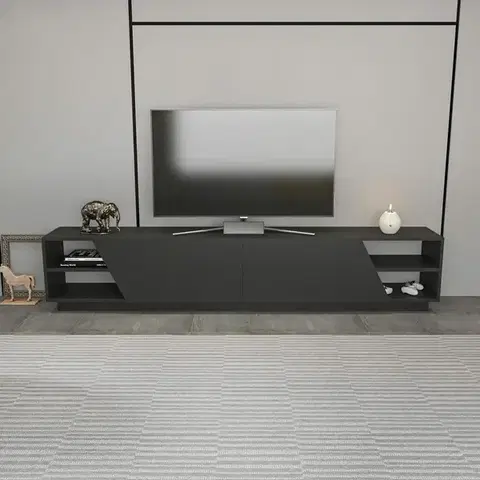 Televizní stolek Rhodes Anthracite