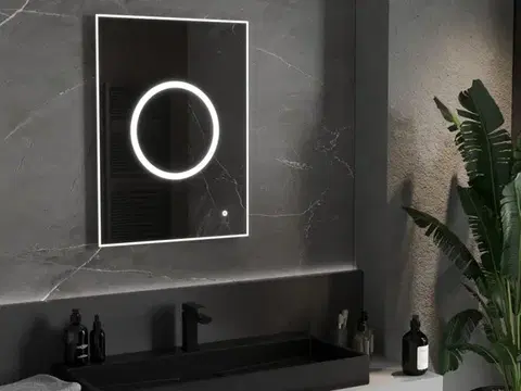 MEXEN Koga zrcadlo s osvětlením 60 x 80, LED 600 9821-060-080-611-00