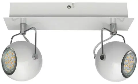 Stropní lampa Tony strip 2X3W led GU10 bílá