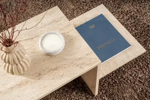 Konferenční stolek Harmony - Travertine