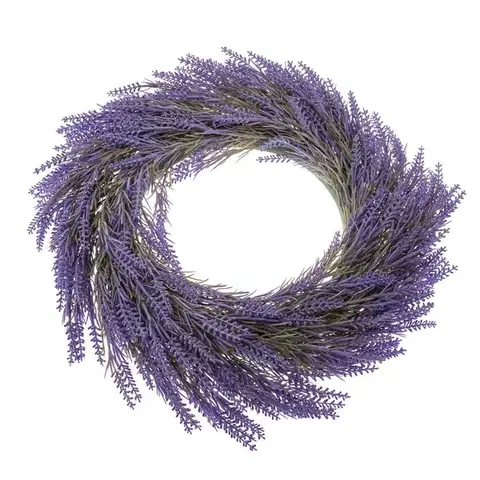 Umělý věnec Levandule, pr. 65 cm