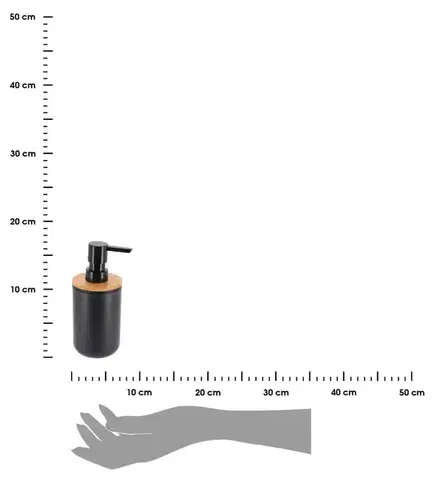 TENDANCE Dávkovač mýdla BESSON 300 ml černý