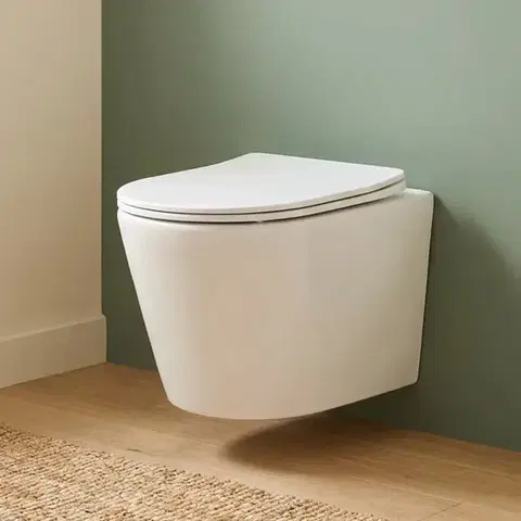 Wc závěsné SAT Infinitio včetně prkénka softclose, zadní odpad SATINF010RREXP SATINF010RREXP