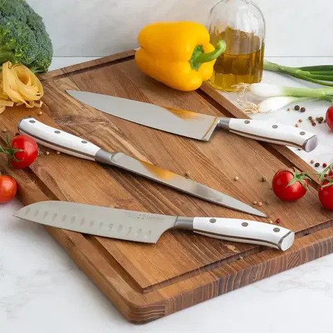 Deska na krájení střední Teak 45,7 x 30,5 x 2,4 cm – GAYA Wooden - 593730