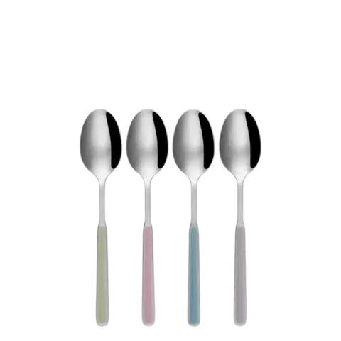 Lžička na müsli/dezertní lžičky set 4 ks — Gallery Pastel Mix - 133964