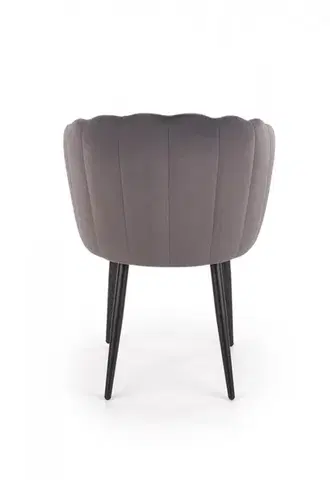 HALMAR Designová židle Zelo šedá
