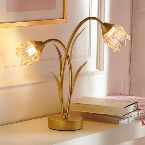 Dotyková lampa  Květy