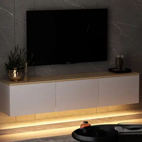 TV stolek Neon - White v2