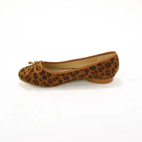 Ploché baleríny s leopardím vzorem