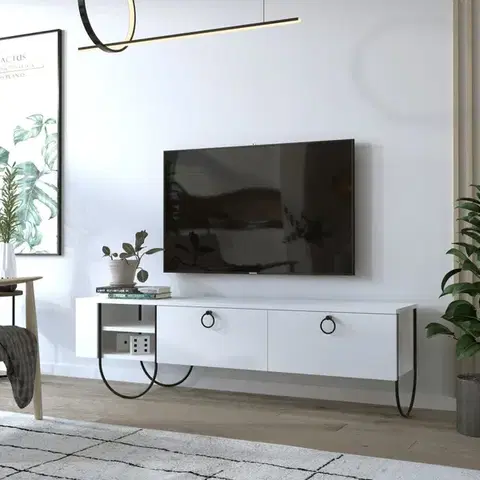 TV stolek Norfolk Tv Stand - White