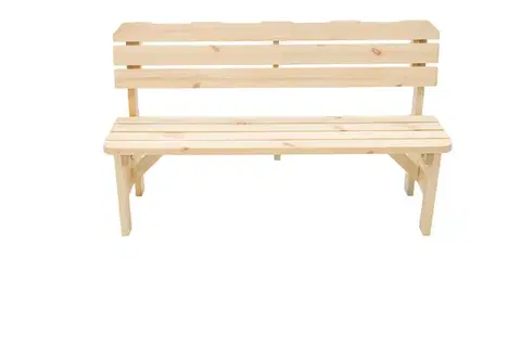 DEOKORK Masivní dřevěná zahradní lavice z borovice dřevo 32 mm (200 cm)