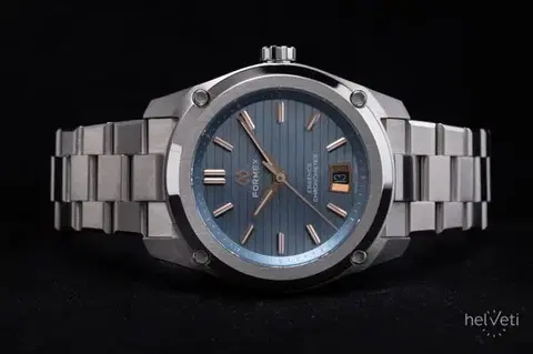 Formex Essence ThirtyNine Automatic Chronometer Mother of Sky Steel Bracelet 0333.1.6603.100