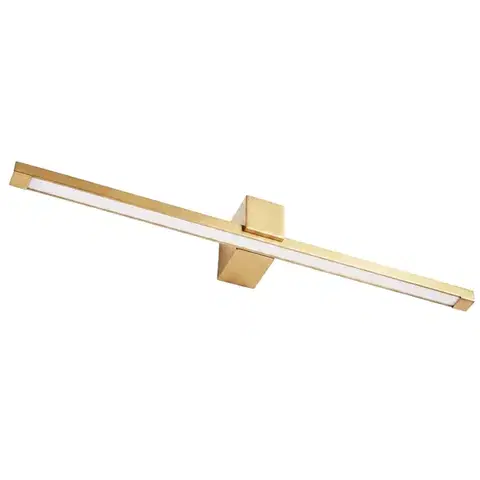 REA Koupelnové nástěnné LED svítidlo SWE048-1W 80cm GOLD BRUSH OSW-20148