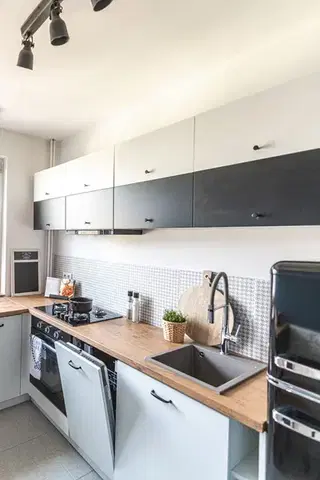 Laveo Pola stojánková dřezová baterie U, chrom/ šedé BAP_978D